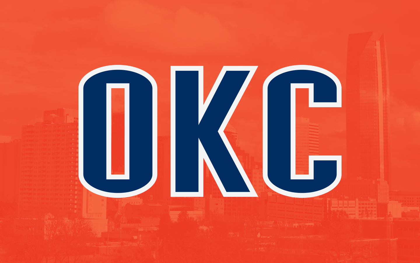 Download Oklahoma City Thunders Nba League Team Logo Wallpaper  Wallpapers com